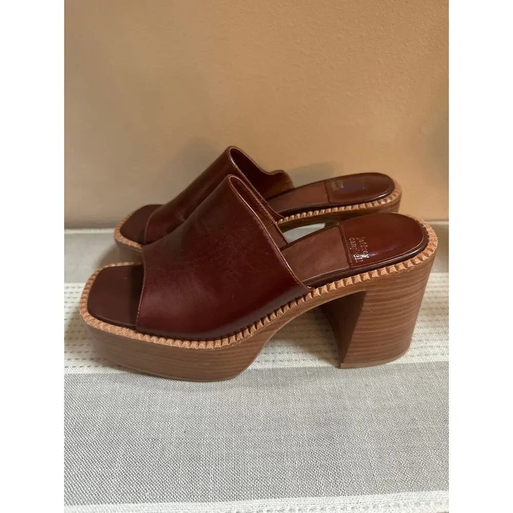 Jeffrey Campbell signs brown cherished